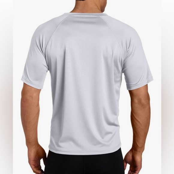 Kanu Surf Men's Short Sleeve UPF 50 Swim Shirt Rash Guard Sun Shirt/size Large - Picture 2 of 7